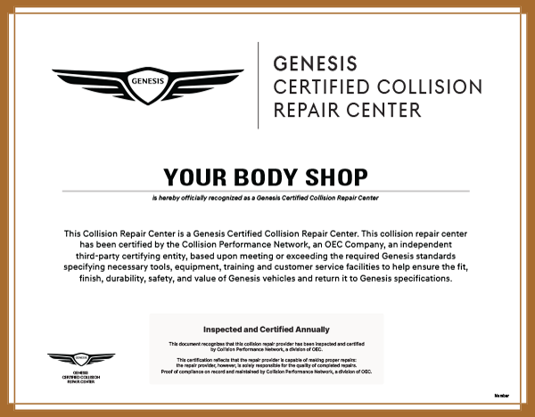 Genesis Certified