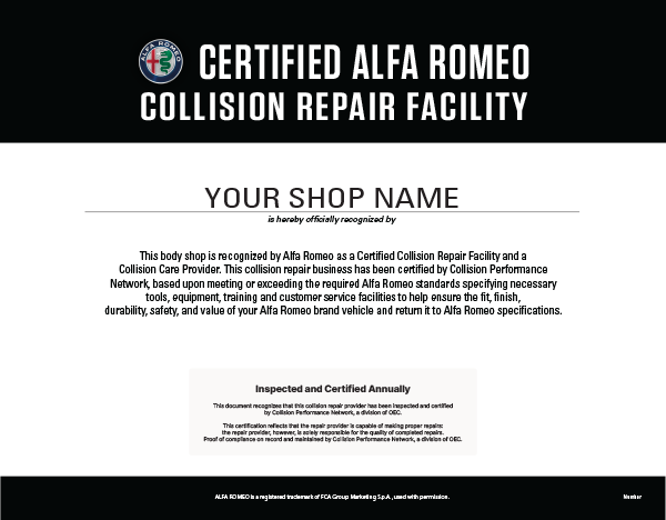 Alfa Romeo Certified