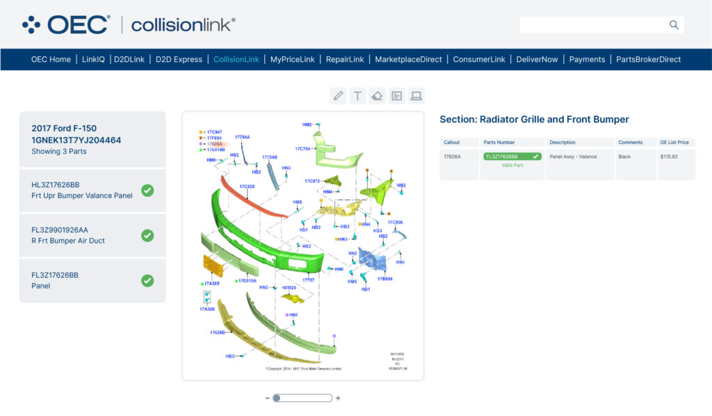 CollisionLink Shop Feature Screen